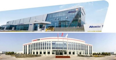 Corporate buildings of Longi and Aiko Solar