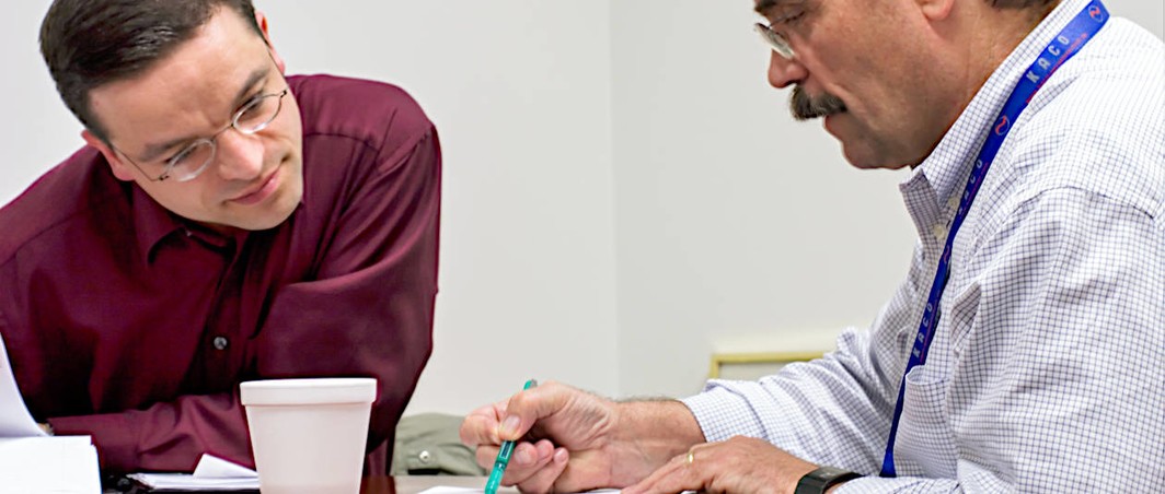 Johannes Bernreuter, founder of Bernreuter Research, and Charlie Gay (right), solar industry veteran
