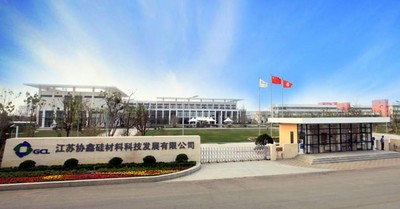 GCL-Poly’s wafer factory in Xuzhou, Jiangsu province, China