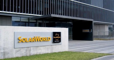 Factory of Solarworld in Arnstadt, Thuringia